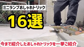 ミニランプ16選】やりたいミニランプトリックを見つけてスケボーしま