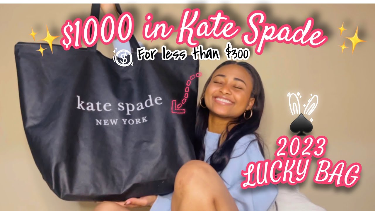 福袋開封] ✨ Kate Spade Lucky Bag Unboxing ♠️ ✨ Over $1000