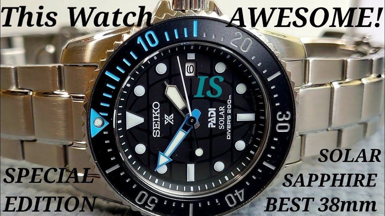 ASMR BEST DIVER Under $300!!! Seiko SNE575 Solar PADI Special