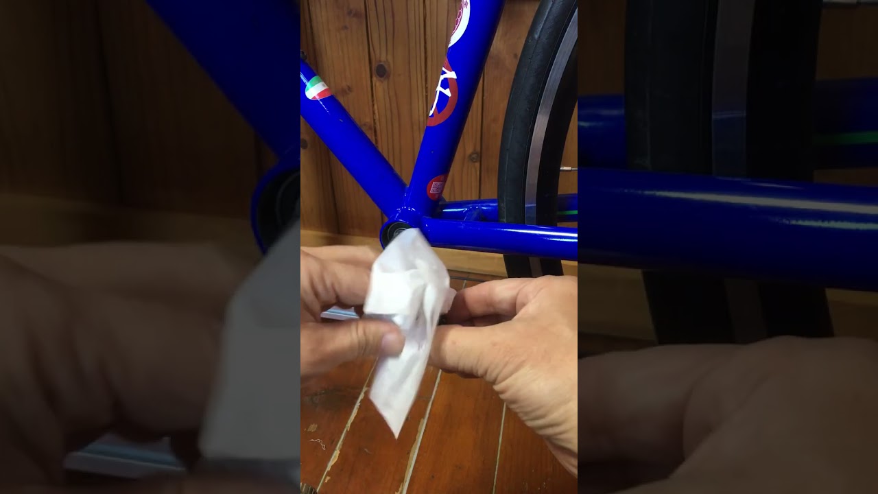 The main cleaning of my bike involves removing and installing the