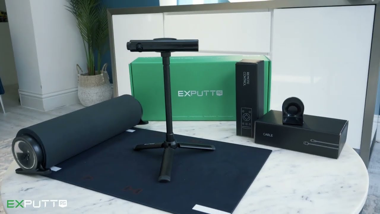 家庭用パターゴルフシミュレーターEXPUTT（イーエックスパット） - YouTube