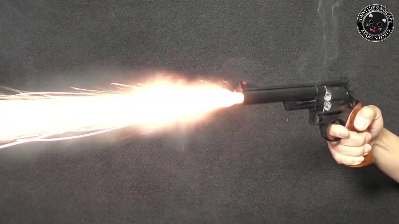 モデルガン発火【タナカS&W M29（初期モデル）】のいわゆる予告編です