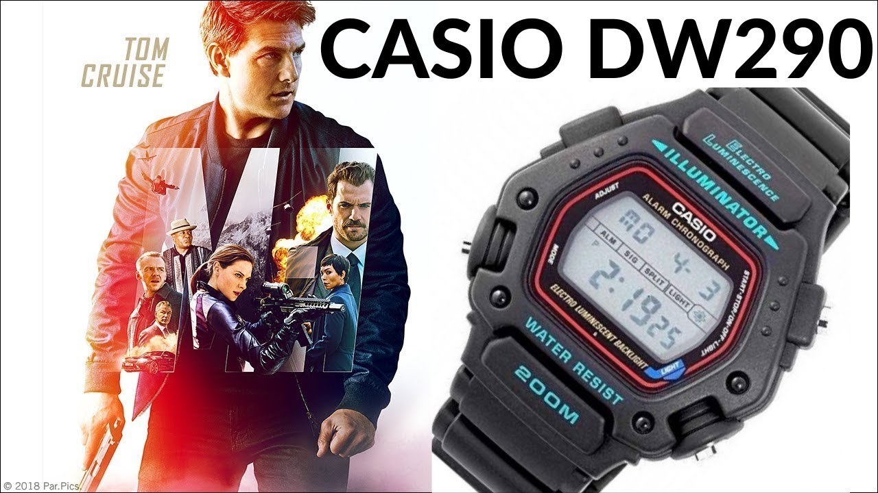 Mission Imposible Watch Casio DW290 - YouTube