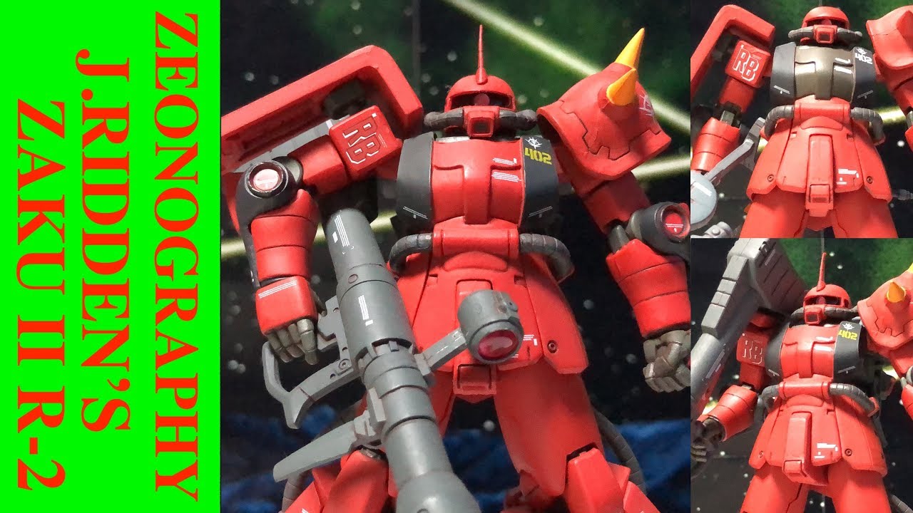 ZEONOGRAPHY #3014 ZAKU Ⅱ HIGH MOBILITY TYPE MS-06R-2 GALLERY EX