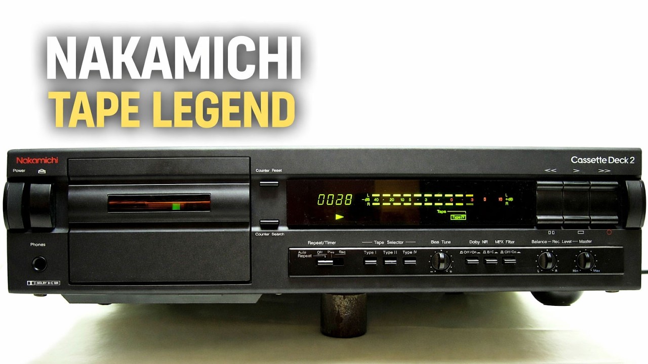 Nakamichi Cassete Deck 2 - Analog Tape Recorder, by HiFi Room