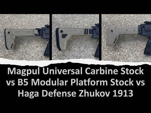Ultimate 1913 Rifle Stock Showdown: Magpul UCS vs B5 Modular