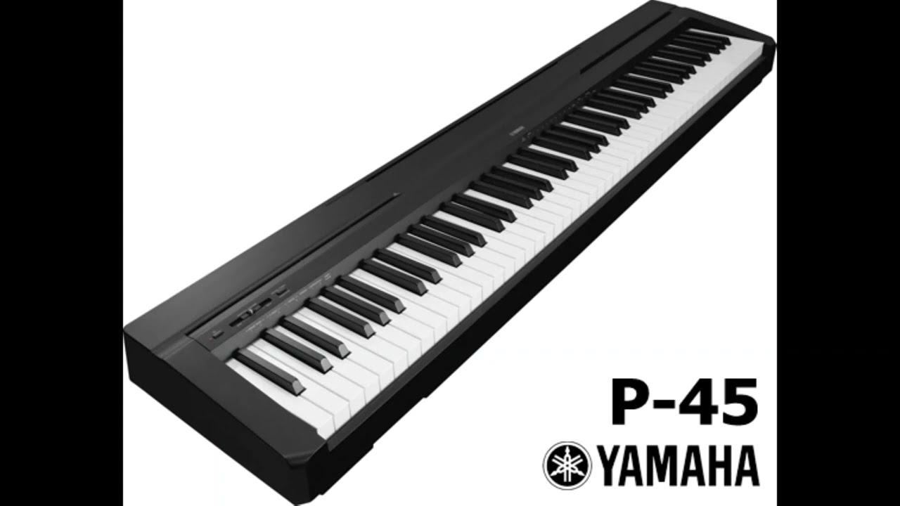 Yamaha P-45 demo songs - YouTube