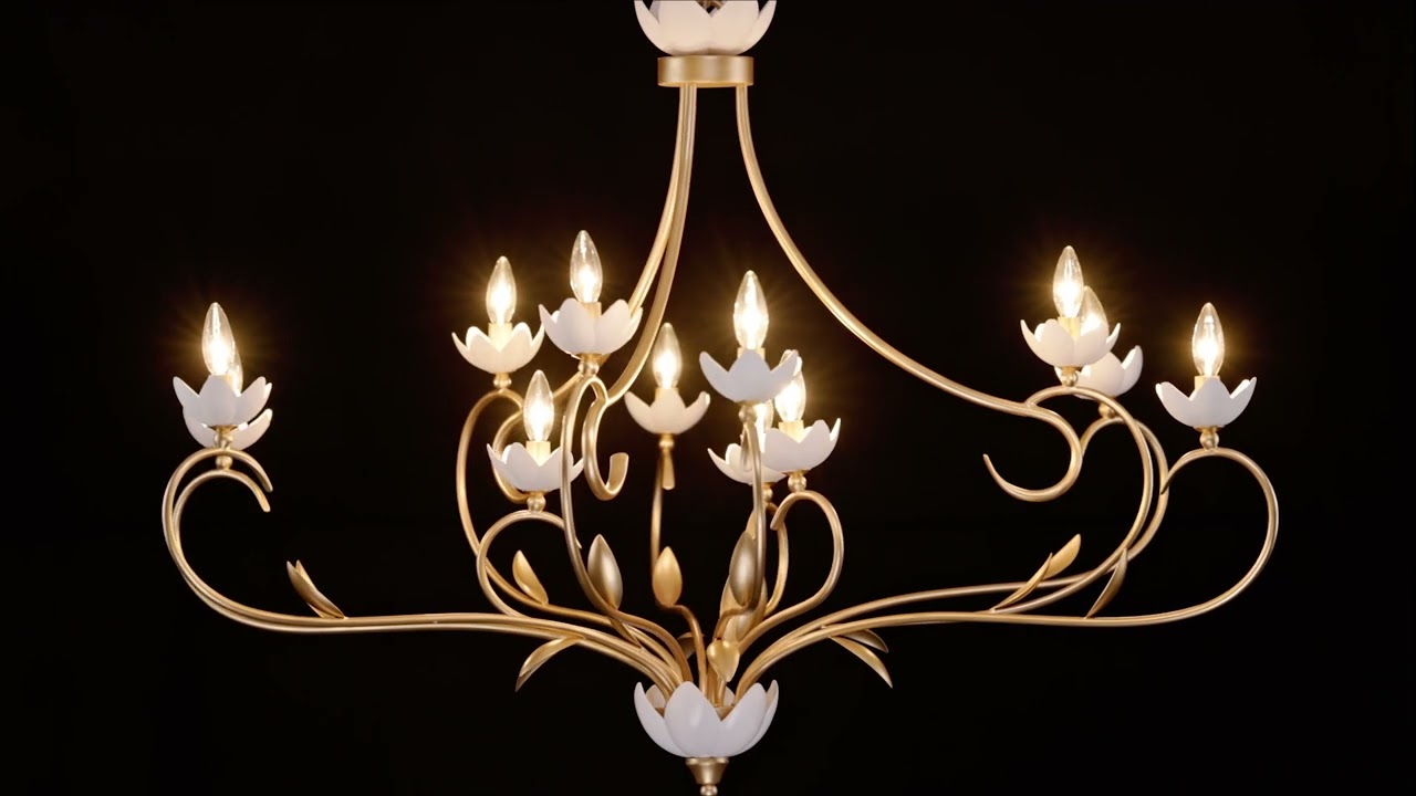 Savoy House - 1-5186-12-59 - Muse - 12 Light Chandelier In Glam