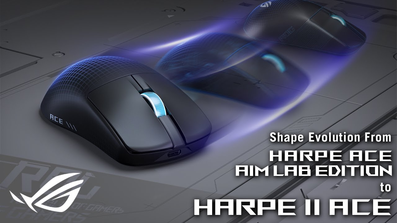 Shaping the ROG Harpe II Ace | ROG - YouTube