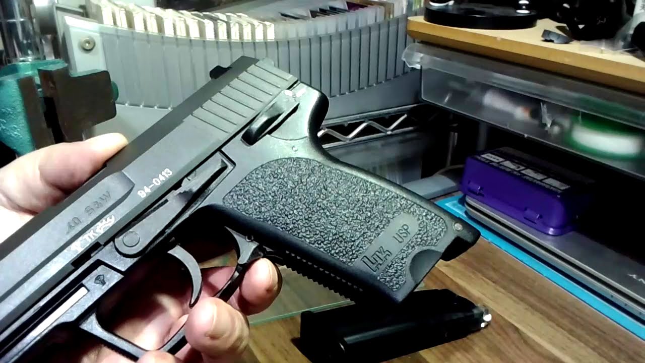 Tanio Koba USP .40 S&W Tactical airsoft pistol - YouTube