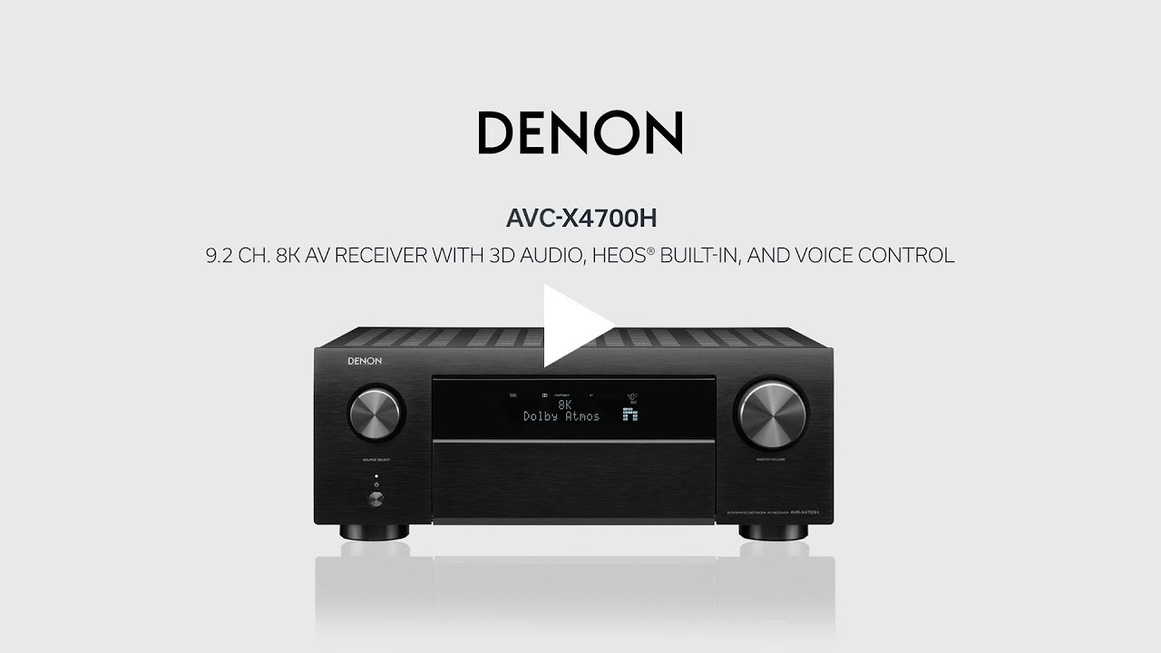 Denon - Introducing the AVC-X4700H AV Amplifier - YouTube