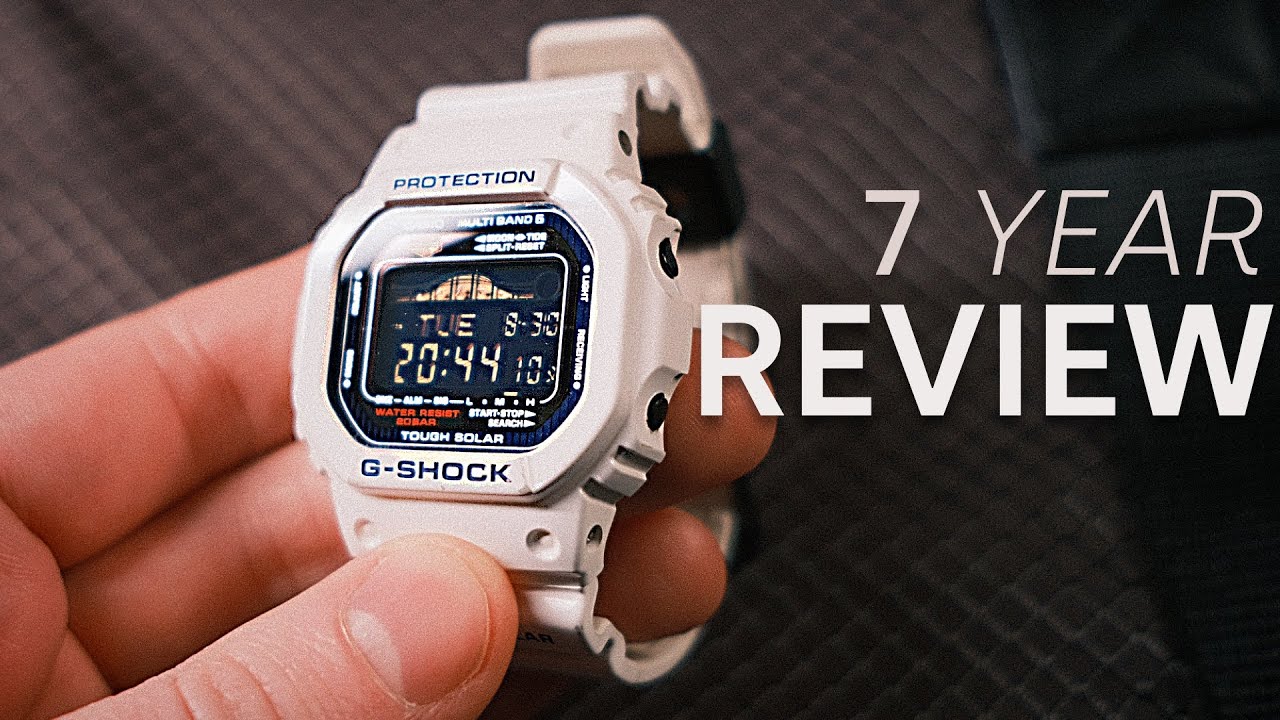 G-SHOCK Square Solar 7 Year Review (GWX-5600C) - YouTube