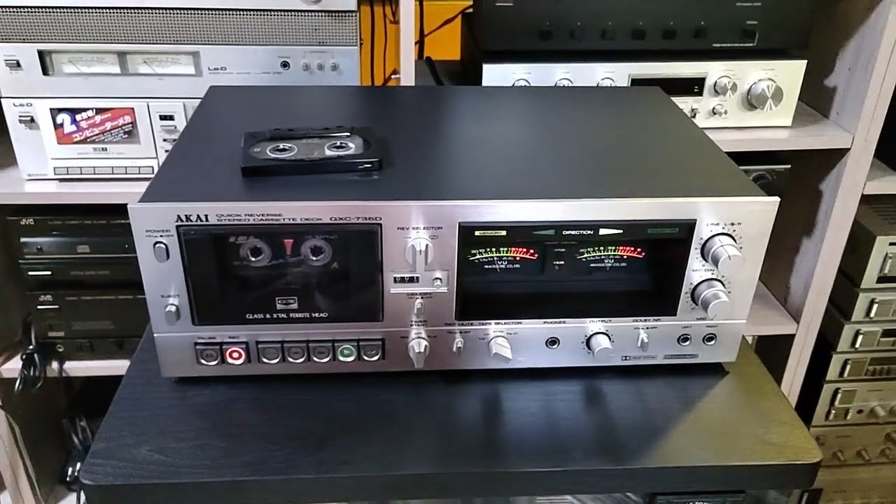 Akai GXC 735D - YouTube