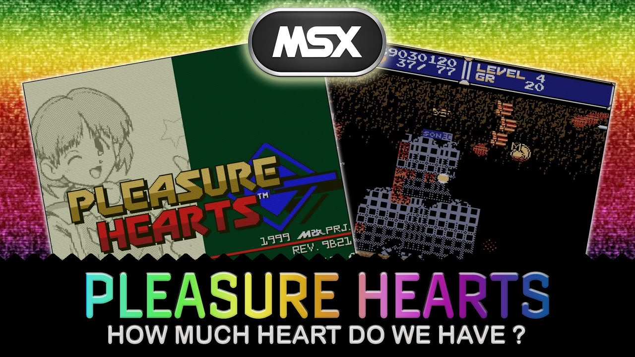 Pleasure Hearts - a lovely little experience on the MSX using a