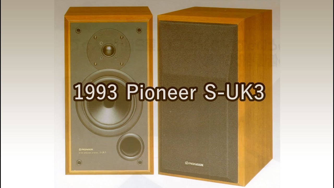 1993 Pioneer S-UK3 - YouTube