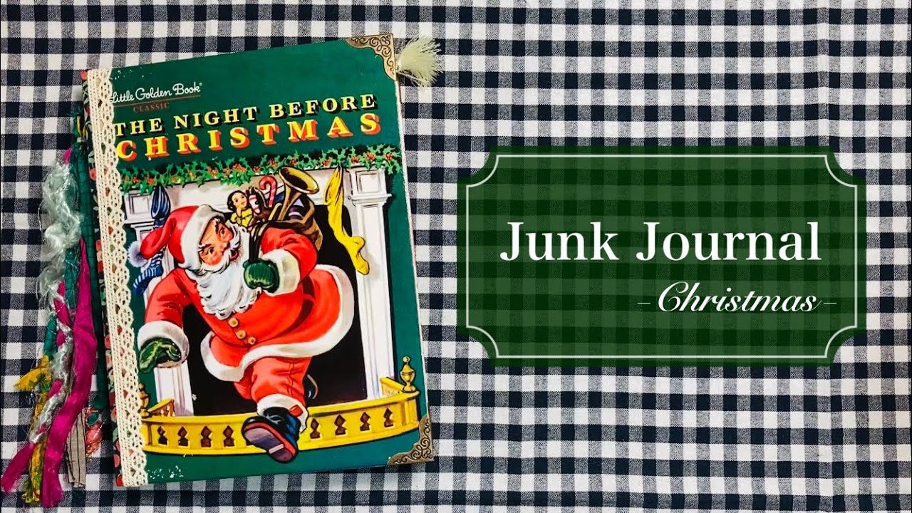 I made a junk journal using picture books. - YouTube