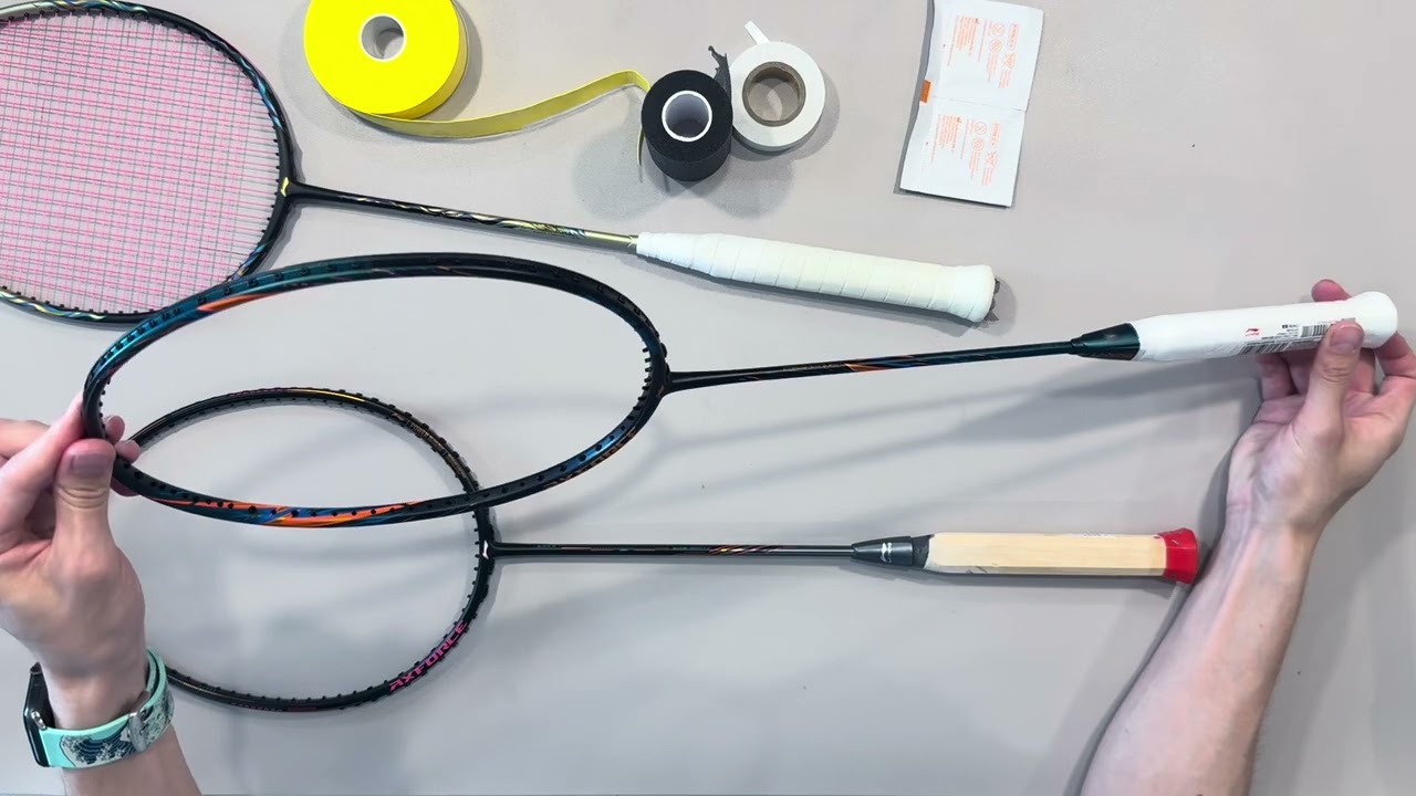 Gripping my new Li-Ning AxForce 90 New (4UG5) - YouTube