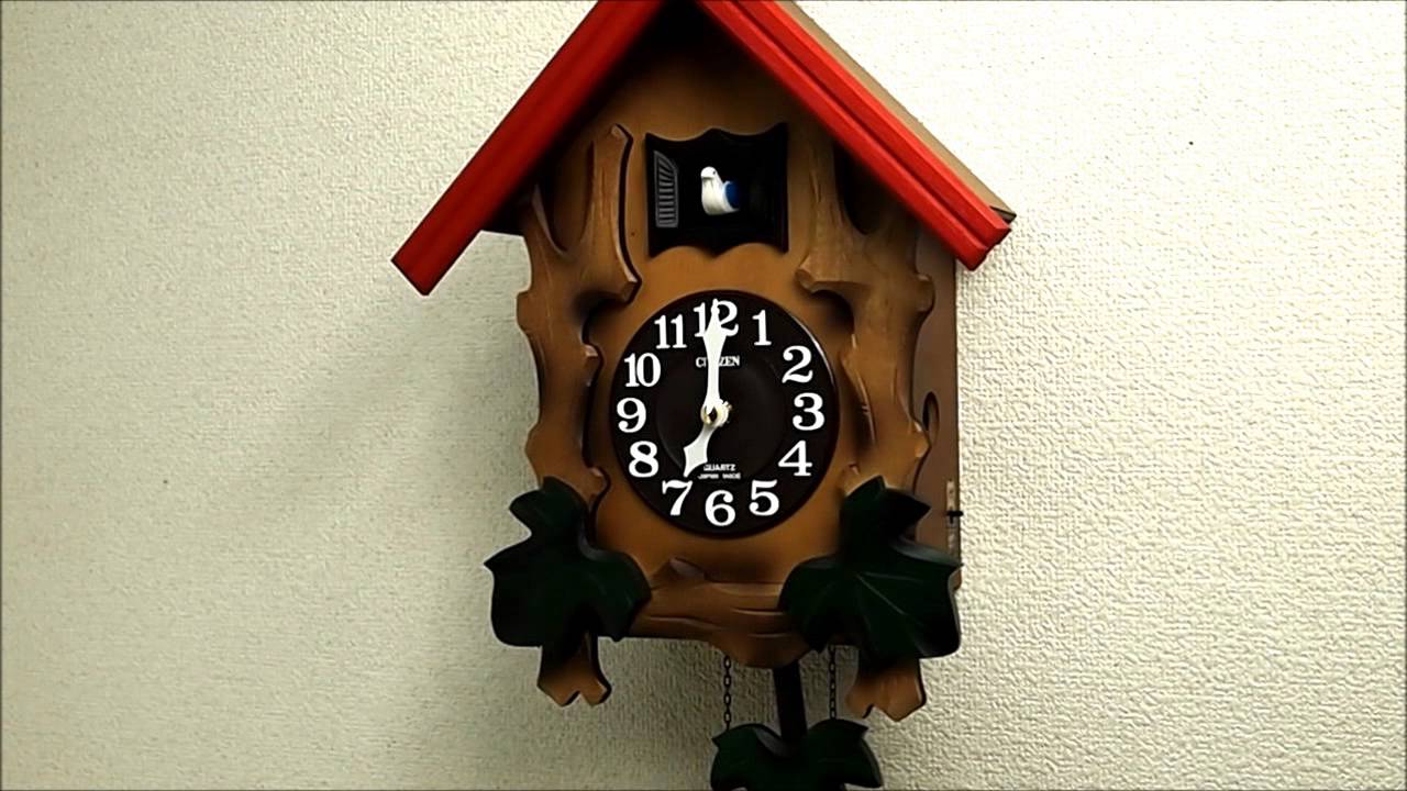 Rhythm シチズン掛時計 クオーツカッコー 4MJ775-A06 Cuckoo clock