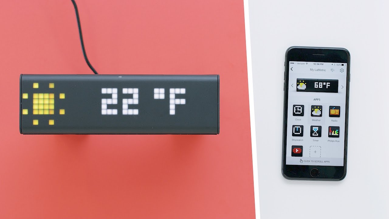 Smart Clock for a Smart Home | LaMetric TIME