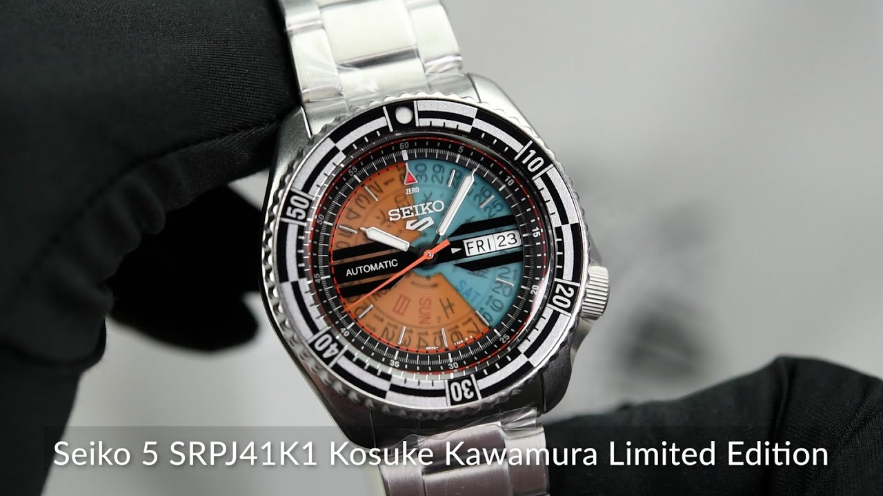 Seiko 5 SRPJ41K1 Kosuke Kawamura Limited Edition - YouTube