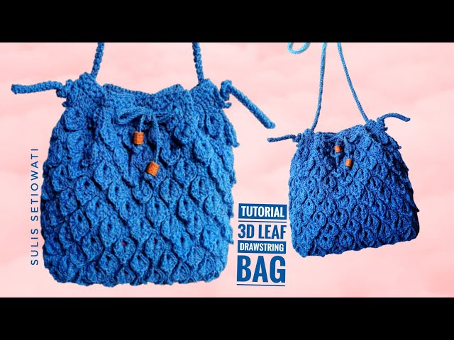 Crochet || Wow Incredible 3d Leaf Crochet Bag || Subtitles