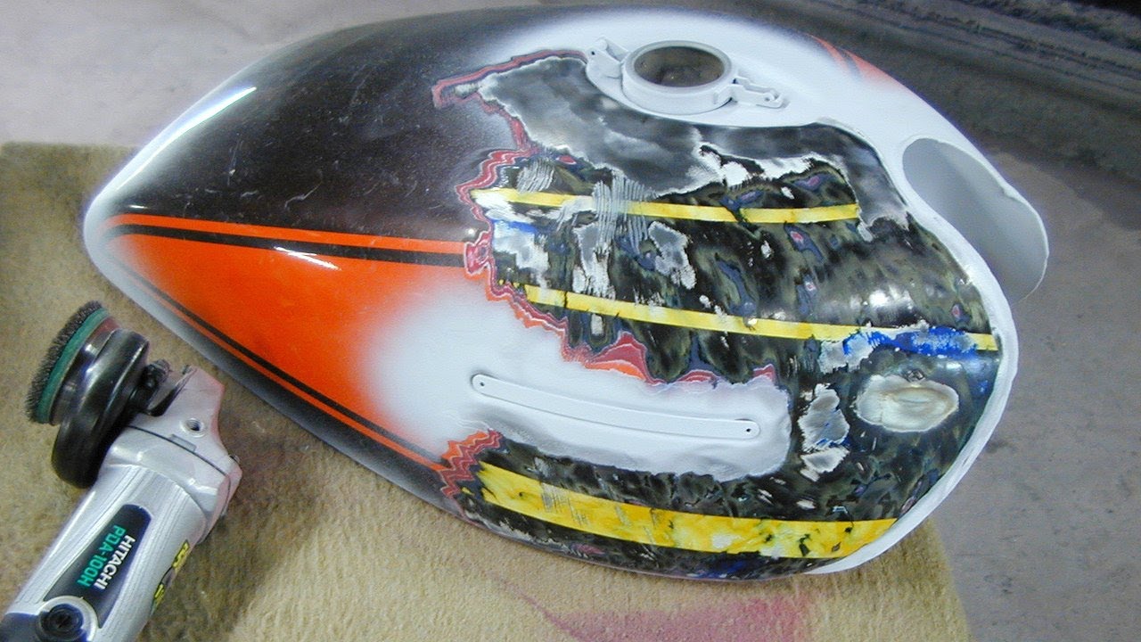 Z1 Z2 レストア タンク 火の玉 塗装 - YouTube