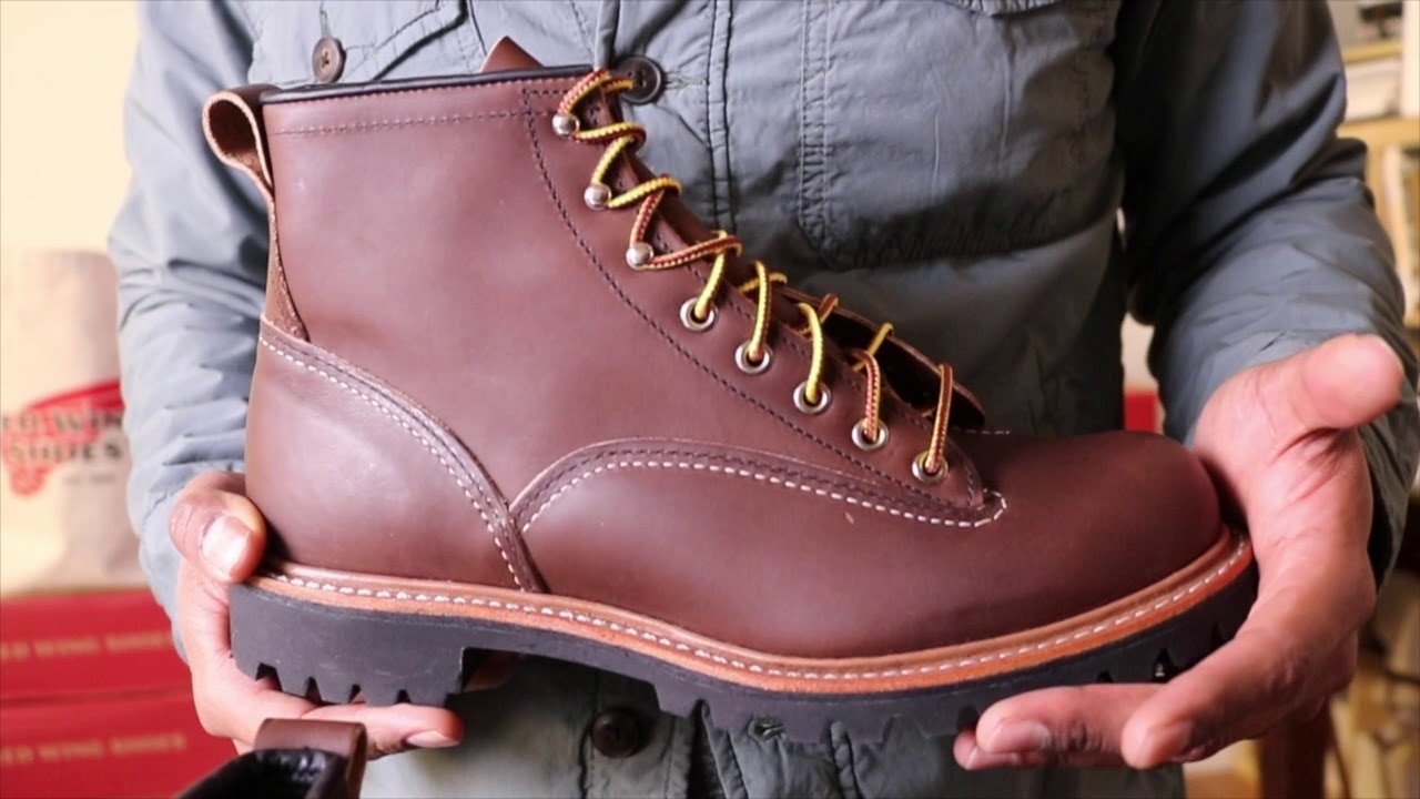 Red Wing Lineman 2936 X Brooks Brothers - YouTube