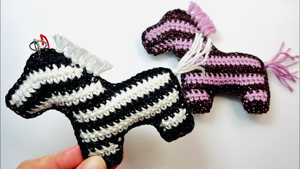 Crochet a cute horse to celebrate the Year of the Horse. New