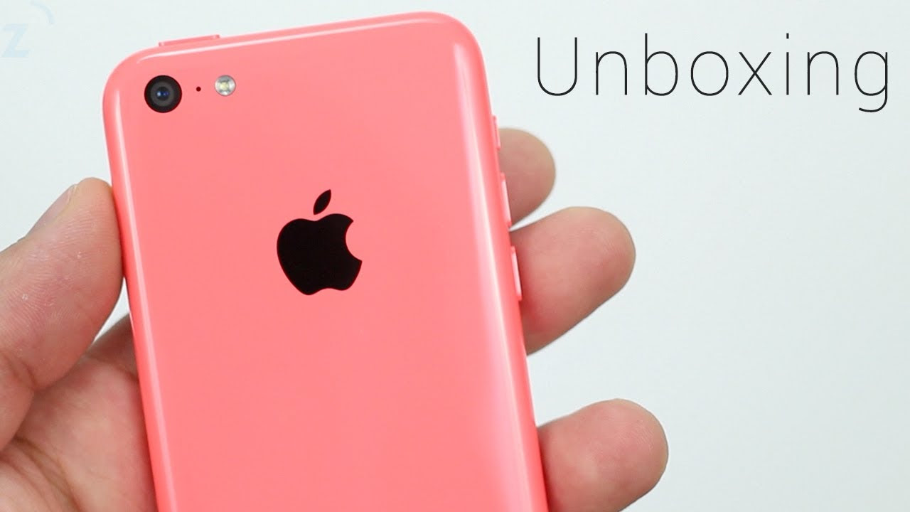 Pink iPhone 5c Unboxing, Hands On - YouTube