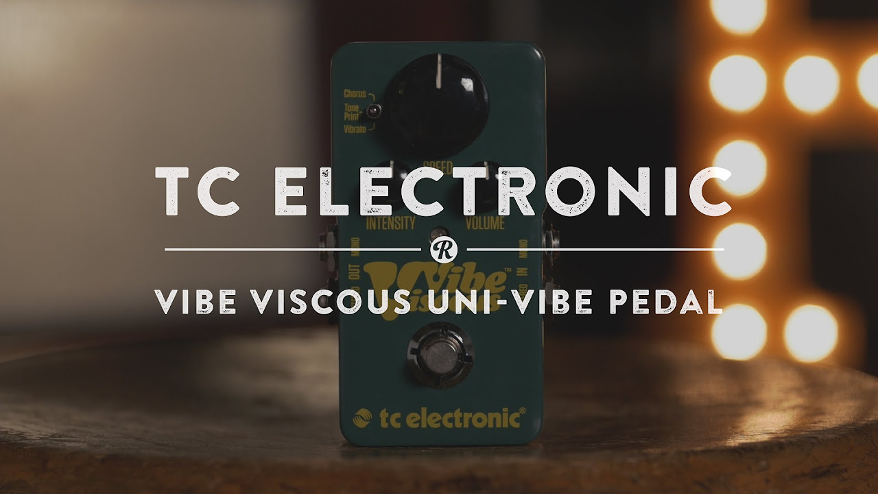 TC Electronic Viscous Vibe Uni-Vibe Pedal | Reverb Demo Video