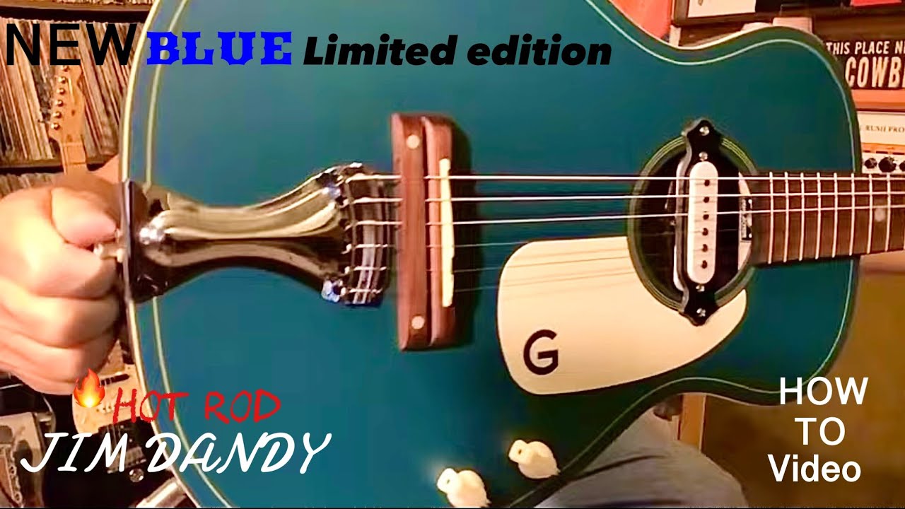 How I Modified￼ My Latest Limited Edition Blue Gretsch Jim Dandy