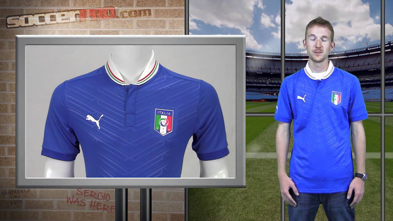 Puma 2012-13 Italy Home Jersey Review - YouTube