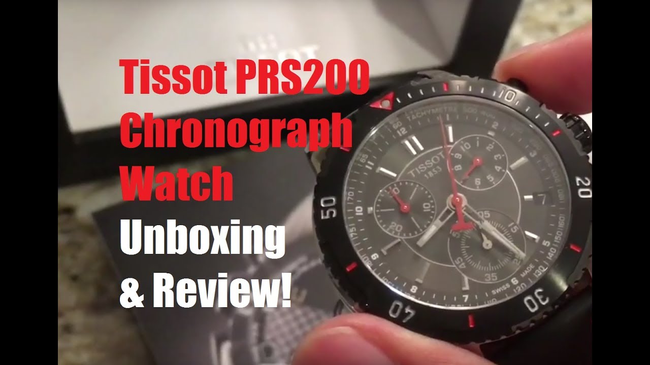 Unboxing and Review: $279 Tissot PRS 200 Chronograph Watch - YouTube