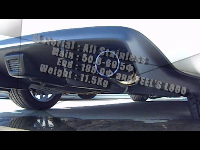 ホンダツインカム】FEEL'S Sonic Muffler CIVIC FD2 TYPE R ※加速騒音