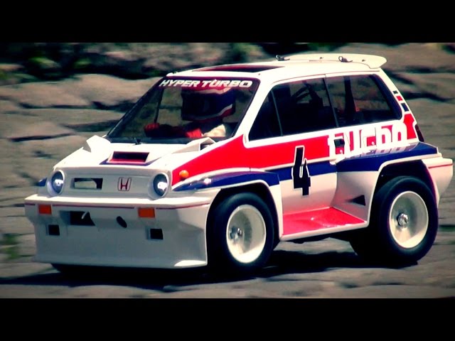 Tamiya Honda CITY TURBO on a City Tour (Willys Wheeler) - YouTube