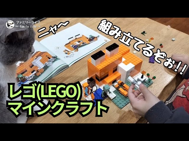 おもちゃ】レゴブロック マインクラフトの「キツネ小屋」を購入