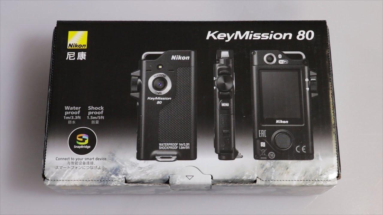 Nikon KeyMission 80 Unboxing - YouTube