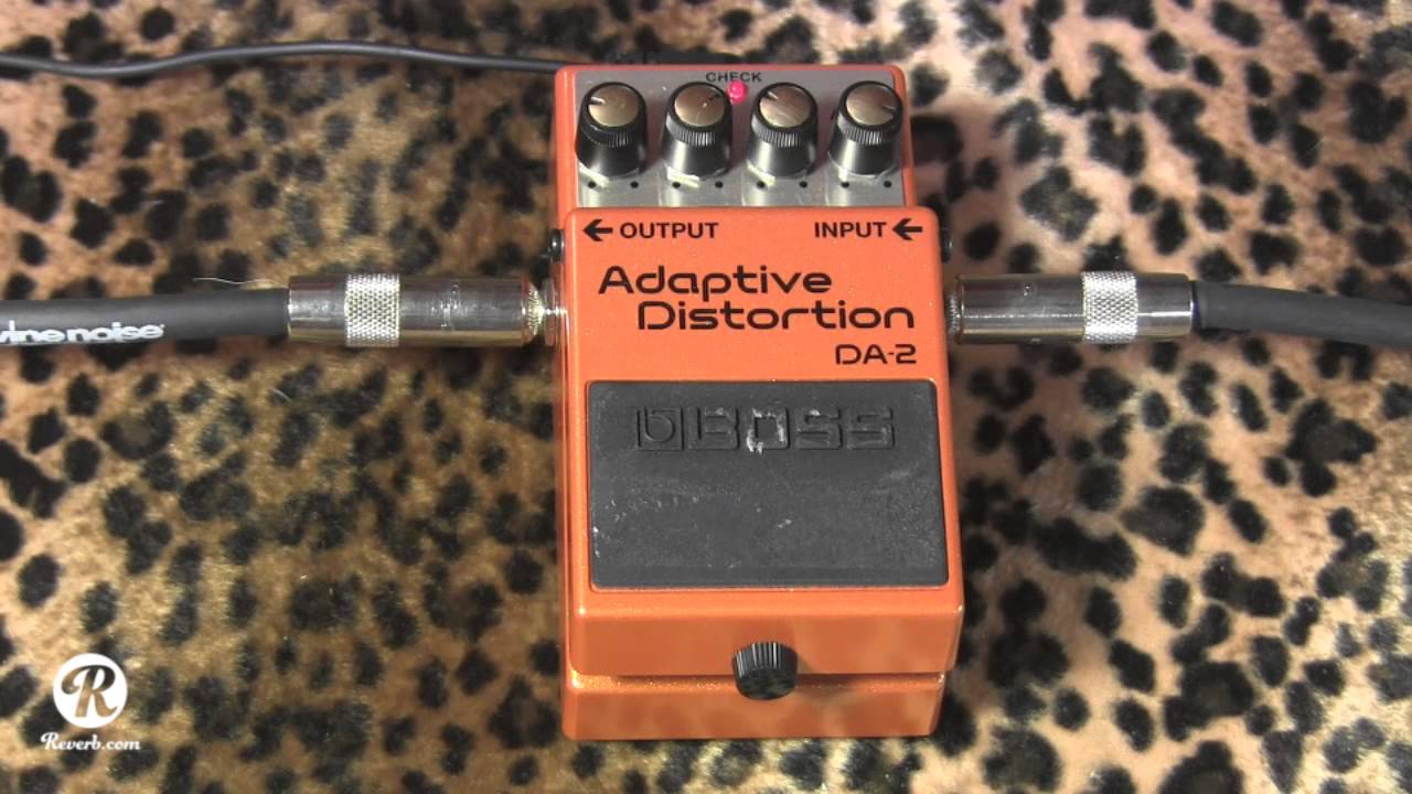 Boss Adaptive Distortion DA-2 pedal demo with Gibson SG & Dr Z