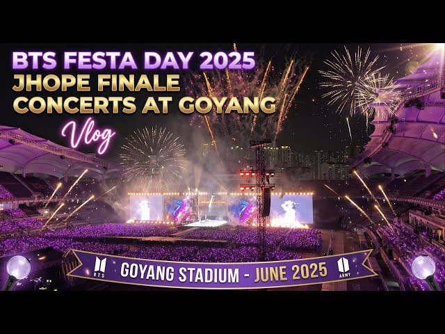 4K] BTS FESTA 2025 at Goyang Stadium | J-Hope Concert, Jungkook