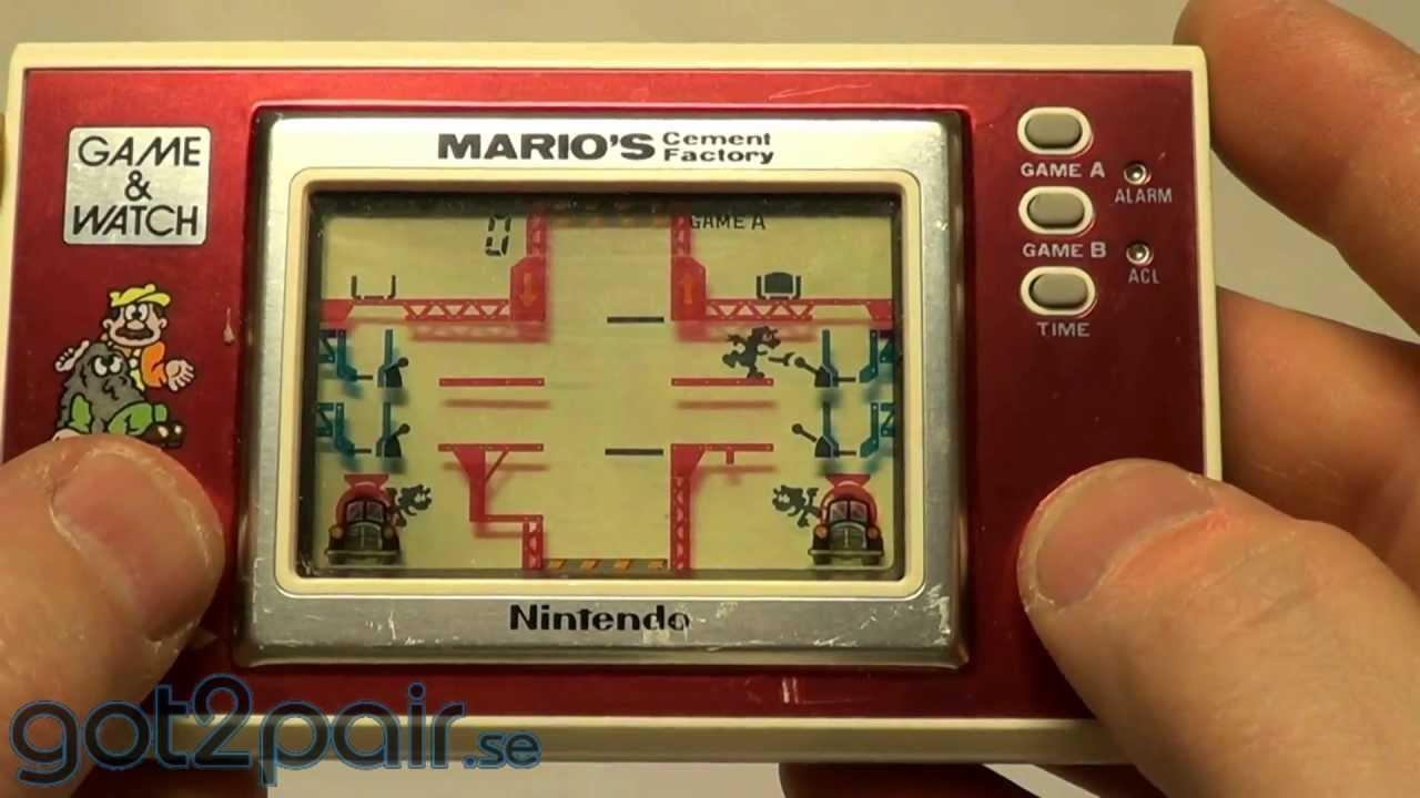 MARIOS CEMENT FACTORY ML-102 - Nintendo Game & Watch - YouTube