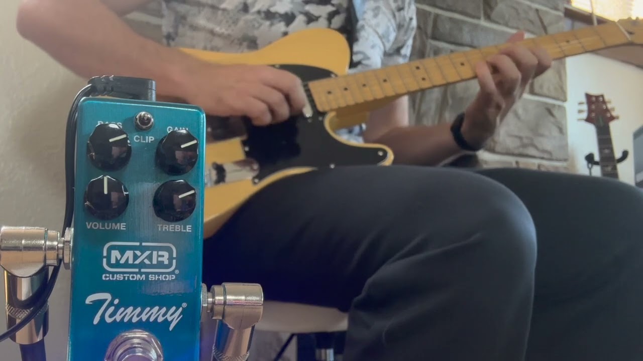 MXR Custom Shop Timmy Overdrive Demo - YouTube