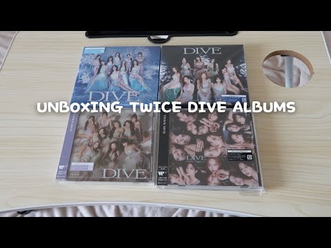 TWICE DIVE CD Unboxing 4 versions | TWICE Japan 5th Album - YouTube