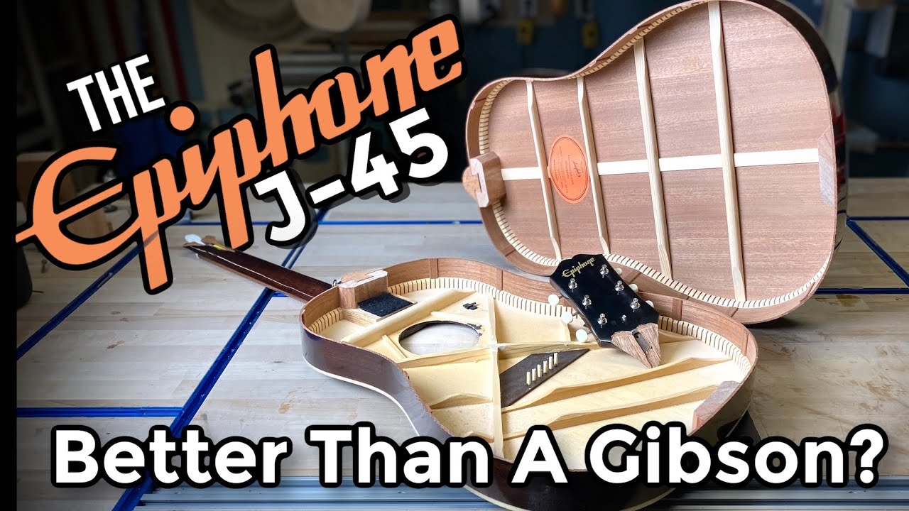 Epiphone MASTERBILT Ltd Ed AJ-45 ME / EB 2017 - YouTube