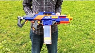 Nerf N-Strike Elite RapidStrike CS-18 - Range Test (Stock) - YouTube