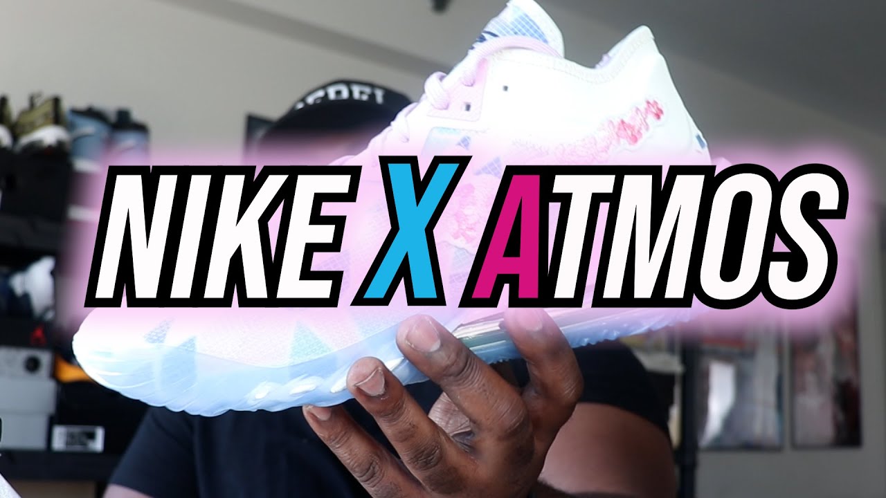 NIKE x ATMOS LEBRON 18 LOW 'CHERRY BLOSSOM' ! FROM JAPAN WITH LOVE