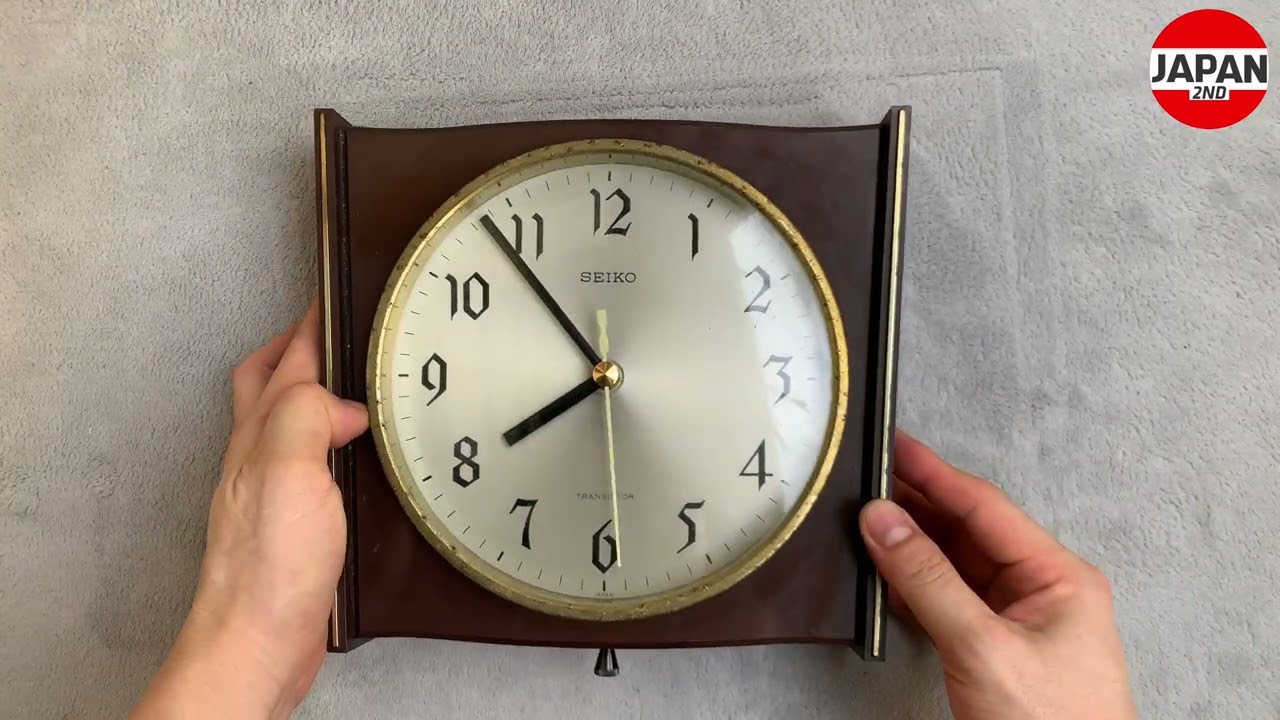 セイコーSEIKO Transistor 1971 昭和レトロ Retro wall clock - YouTube