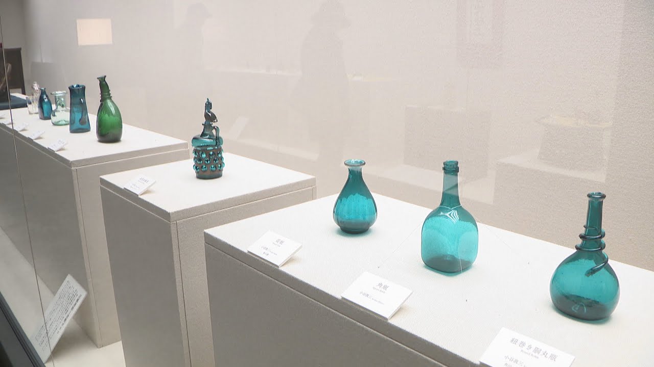 倉敷ガラスの創始者・小谷眞三さんの作品展 温かみのある作品53点を