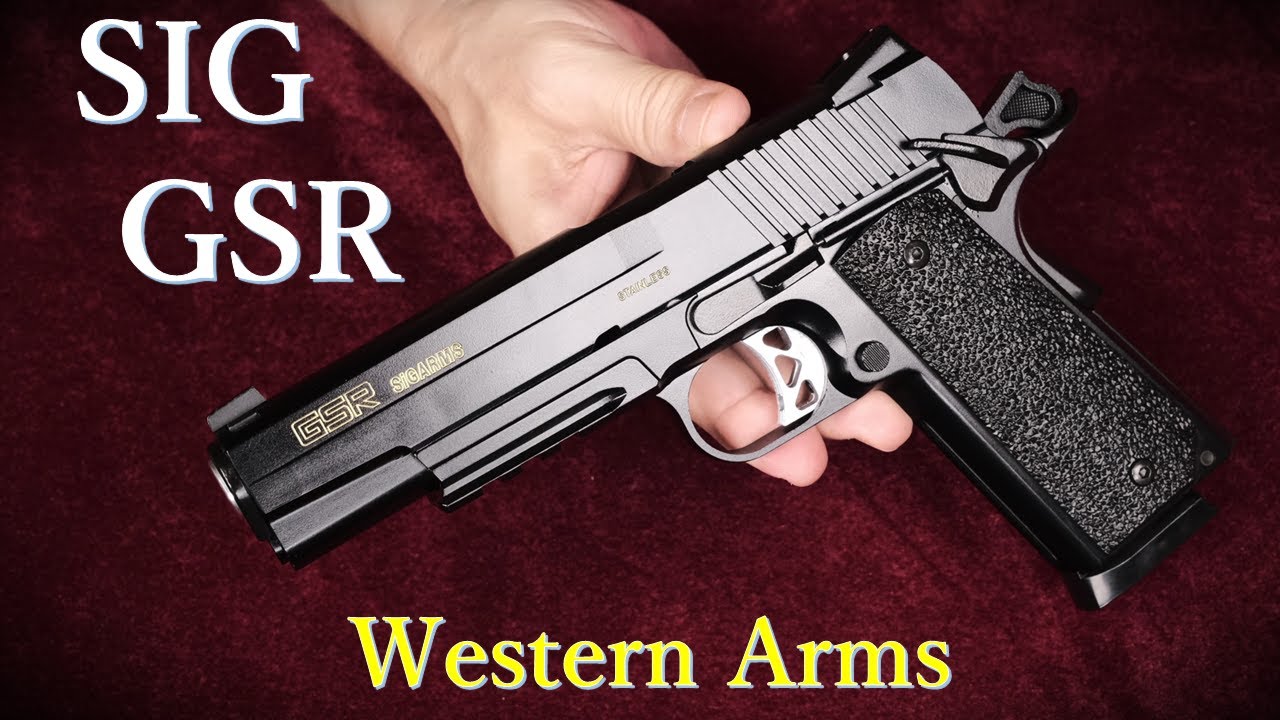 SIG GSR【個人カスタム】/ ウェスタンアームズ：重量・トリガープル