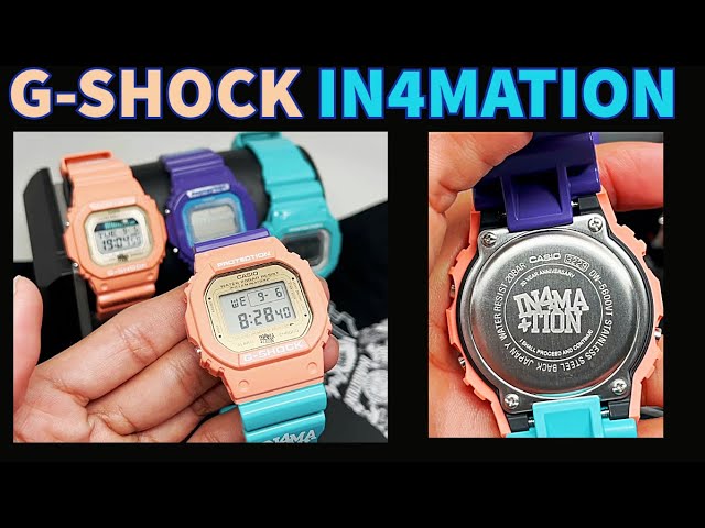 The 2023 G-SHOCK In4mation Mosh Pit - Color Mesh - DW5600IN4M23-4