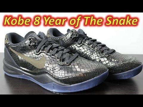 Nike Kobe 8 EXT Year of the Snake - Review + On Feet - YouTube